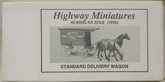 Jordan Products 1/87 Standard Delivery Wagon  HO Scale, 360-102 plastic model kit